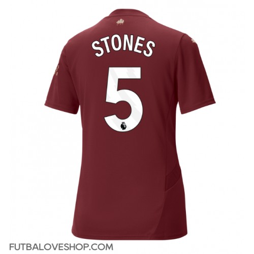 Dres Manchester City John Stones #5 Tretina pre Ženy 2024-25 Krátky Rukáv